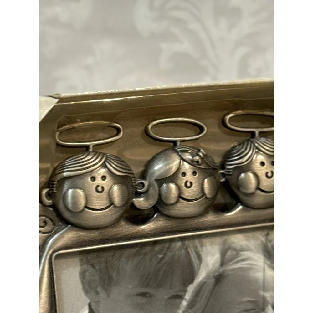 Fetco Grandkids Picture Frame Little Angels Hanging Charms Holds 5